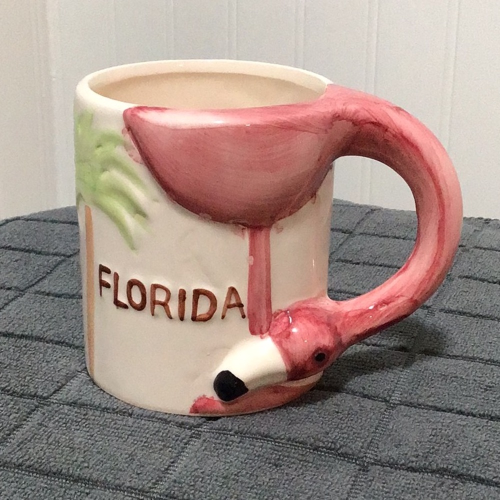 Pink Flamingo Florida Mug